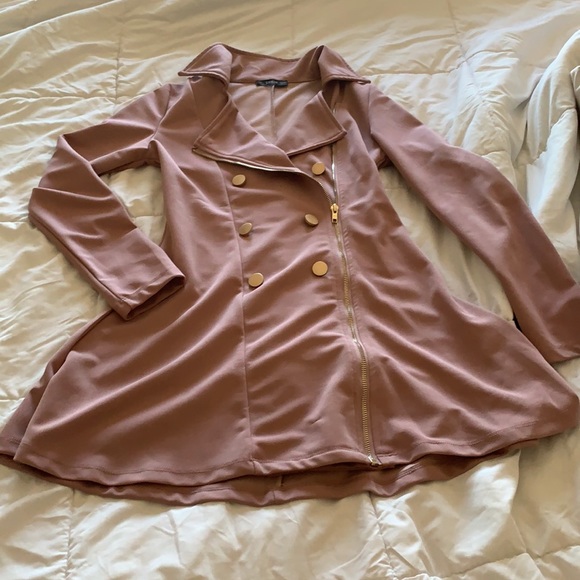 SHEIN Dresses & Skirts - Blush rose blazer dress